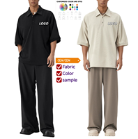 Nouvelle Chemise Cargo Tactique Brodé Gorpcore pour Homme, Tricotée Unie, Respirante, Utilitaire, Streetwear, Coupe Oversize, Manches Courtes