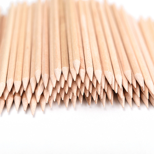 5/100 pièces bâtonnets à ongles jetables en bois à double extrémité, repousse-cuticules et éliminateur de peaux mortes pour salon et manucure DIY - Product Image 6