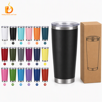 Gobelet isotherme à double paroi en acier inoxydable avec couvercle anti-fuite, mug de voyage isolé compatible voiture pour café et eau