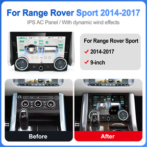 Panel de control de aire acondicionado para coche Navihua de nuevo diseño, pantalla táctil de climatización con efectos dinámicos de viento para Land Rover Sport 2014-2017 - Product Image 2