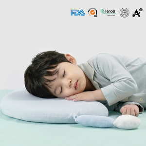 Almohadas Ortopédicas de Silicona 4D, Almohada para el Cuello de Rebote Lento, Almohada Suave para Bebés - Product Image 1
