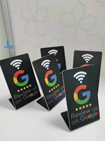 Cartes plastiques professionnelles NFC en PVC pour avis clients