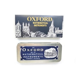 Ensemble de traçage mathématique 13 pièces Oxford avec compas et diviseur, en boîte métallique, pour la rentrée scolaire, en métal durable, offre spéciale - Product Image 4
