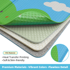 Tappetino Pieghevole in PVC Personalizzato per Bambini con Quattro Certificazioni di Sicurezza, Bordo Pressato Senza Cuciture Antiscivolo per Cameretta - Product Image 2