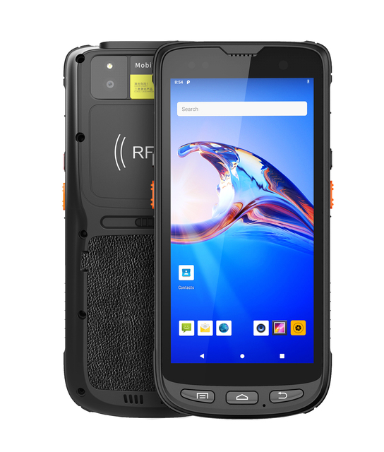 Winnix Barcode Data Collector Android 10 OEM IP67 4G Handheld UHF RFID PDA Reader for Warehouse System