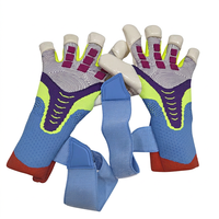 Gants de gardien de but de football professionnels en latex de 4 mm, pour l'entraînement, OEM ODM, logo personnalisé, couleur personnalisée, MOQ 10 paires
