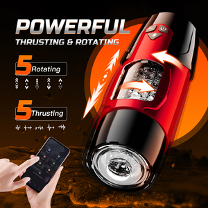 Mainan seks pria mesin Stroker masturbasi vagina saku elektrik kontrol aplikasi mainan seks Masturbator Pria Otomatis berputar - Product Image 2