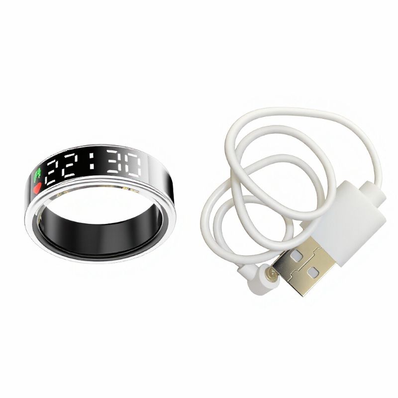 Argent + Câble de chargement magnétique