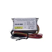 Balasto electrónico de luz ultravioleta, balasto electrónico UV de 12V y 24V CC, UV germicida balasto, controlador de lámpara de 14W y 18W, con luz ultravioleta, a prueba de agua