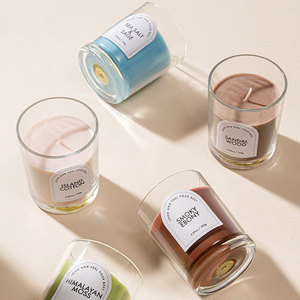 Vela Aromática con Aroma a <span class=keywords><strong>Abeto</strong></span> y Cedro, Aroma Amaderado de Bosque Salvaje, Cera de Soja Natural, Vela de Regalo para las Fiestas - Product Image 6