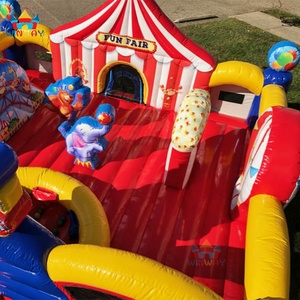 Parcours d'obstacles gonflable en PVC coloré pour cirque et carnaval, <span class=keywords><strong>35</strong></span> pieds, <span class=keywords><strong>location</strong></span> pour <span class=keywords><strong>le</strong></span> plaisir - Product Image 6