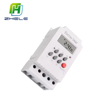 Temporizador Digital Programable KG316T-II AC220v con Pantalla LCD para Riel DIN, Controlador de Tiempo Electrónico
