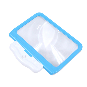 Lente d'Ingrandimento 3 in 1 con 48 LED Tricolore, da Collo, Portatile e da Tavolo per Lettura Giornali - Product Image 1