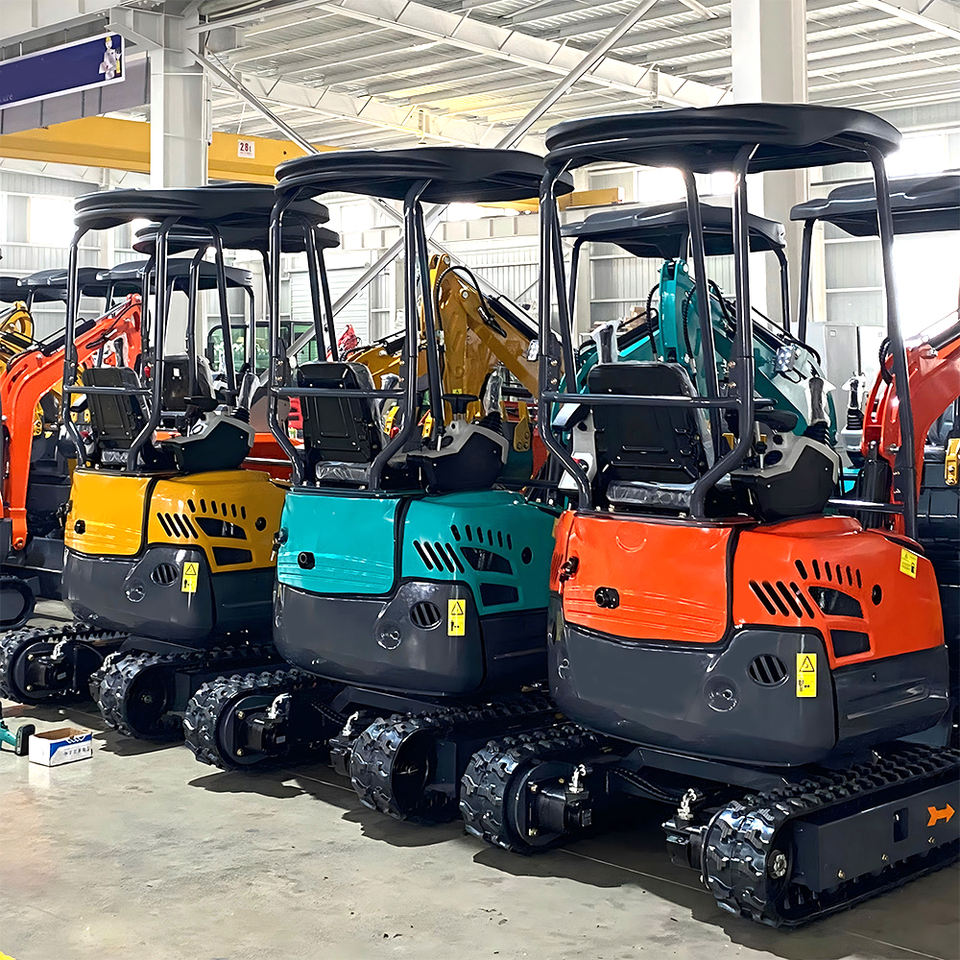 Mini Excavator Factory 1 Ton 1.5 Ton Digger Crawler Mini Excavator EPA ...