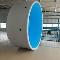 Piscines hors sol gonflables personnalisées en PVC durable pour enfants et adultes, conçues pour l'extérieur.