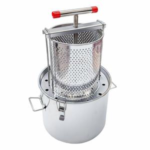 Nouvelle presse manuelle en acier inoxydable pour miel et cire d'abeille, extracteur de cire d'abeille avec réservoir de miel BAIFENG BEE - Product Image 1