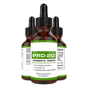 Paquete OEM Health Support <span class=keywords><strong>Pro</strong></span>-20 gotas probióticas suplementos 5 mil millones de UFC Soporte digestivo Etiquetas privadas - Product Image 1