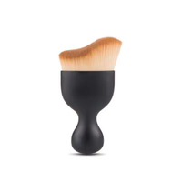 Vente en gros AMARE plastique noir sortie d'air de voiture lavage intérieur doux détaillant vague courbe brosse pour lavage de voiture