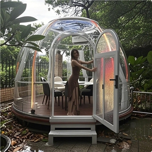 Moderno di lusso Glamping tenda cupola casa pieno Hotel all'aperto per la famiglia campeggio ed elegante - Product Image 3