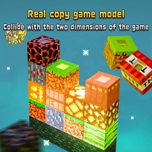 Shingel vuông khâu đèn 16 miếng khối xây dựng dễ thương ánh sáng ban đêm - Product Image 3