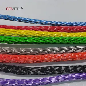 Outdoor Custom High Strength 12 Strands UHMWPE Winch Cord Hammock Sling Line UHMWPE Tent Rope