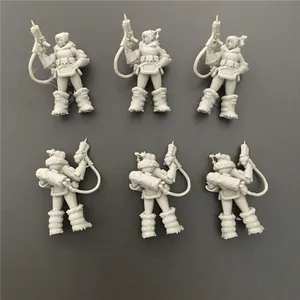 High precision vacuum small batch rapid prototyping resin scale model action figure casting