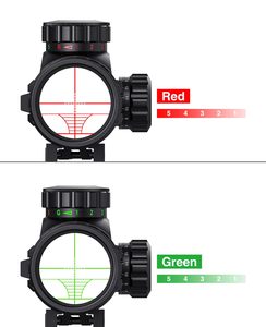Ống ngắm chiến thuật MidTen <span class=keywords><strong>4</strong></span>-16x50 AO, quang học chiếu sáng kép & điểm đỏ/xanh phát sáng & ngắm laser & đèn pin săn bắn - Product Image 4