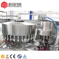 Complète entièrement automatique 3 en 1 bouteille en plastique pure ligne de production d'eau minérale/machine de remplissage d'eau
