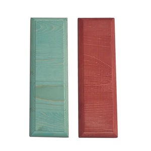 Blocs de bois rectangulaires peints Panneaux de <span class=keywords><strong>toile</strong></span> vierges Signes pour gravure Peinture Artisanat, Plaques murales en planches de bois de ferme - Product Image 5