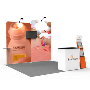 3x3m dễ dàng cài đặt triển lãm thương mại gian hàng trưng bày gian hàng triển lãm Thiết kế tùy chỉnh gối trường hợp Backdrop đứng cho hội chợ triển lãm - Product Image 3