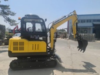 Excavatrice sur chenilles de qualité professionnelle avec une puissance de 20 kW, godet fabriqué en Chine