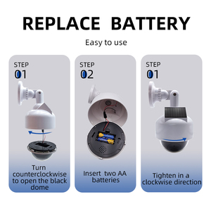 <span class=keywords><strong>Telecamera</strong></span> <span class=keywords><strong>Finta</strong></span> per Sorveglianza Esterna con Alimentazione Solare, <span class=keywords><strong>Telecamera</strong></span> Analogica Simulata con LED Lampeggiante, <span class=keywords><strong>Telecamera</strong></span> <span class=keywords><strong>Finta</strong></span> Wireless Solare - Product Image 5