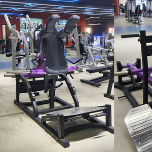 Machine à Hack Squat, <span class=keywords><strong>Presse</strong></span> à Jambes à Charge de Plaques pour l'Entraînement de la Force des <span class=keywords><strong>Quadriceps</strong></span> et des Fessiers, Équipement de Gym Commercial - Product Image 5