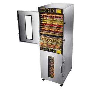 Heavybao 32 Khay Công Nghiệp Thực Phẩm Dehydrator Máy Trái Cây Và Thịt Rau Máy Sấy Máy Thương Mại Khô Khô Lò