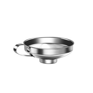 Funil de funil líquido multifuncional, de aço inoxidável, boca larga, concha, funil - Product Image 4