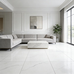 <span class=keywords><strong>Carrelage</strong></span> en porcelaine blanc mat antidérapant 600x600mm, imitation pierre moderne, texture naturelle, <span class=keywords><strong>carrelage</strong></span> mural et <span class=keywords><strong>de</strong></span> <span class=keywords><strong>sol</strong></span>, garantie 5 ans pour salon - Product Image 3