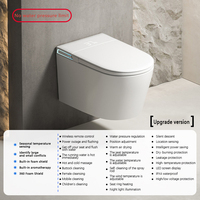 Juego de inodoro inteligente moderno para colgar en la pared, inodoro de cerámica inodoro, sensor automático, artículos sanitarios para Baño