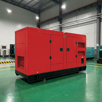 Générateur diesel silencieux commercial 100 kW 150 kW 150 kVA, groupe électrogène de secours 150 kVA (triphasé 120/240 V) pour usage domestique