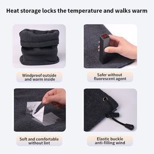 Masker Wajah kustom musim dingin, penghangat leher bulu Polar hangat uniseks, penutup wajah tahan angin nyaman tanpa pudar - Product Image 2