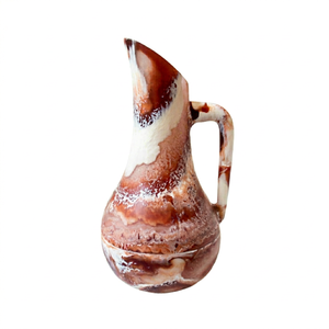 APRICOT classic design Polyester resin water jug Aqua apricot swirl pattern Resin texture kitchen gift By Fashion Craft India - Product Image 1