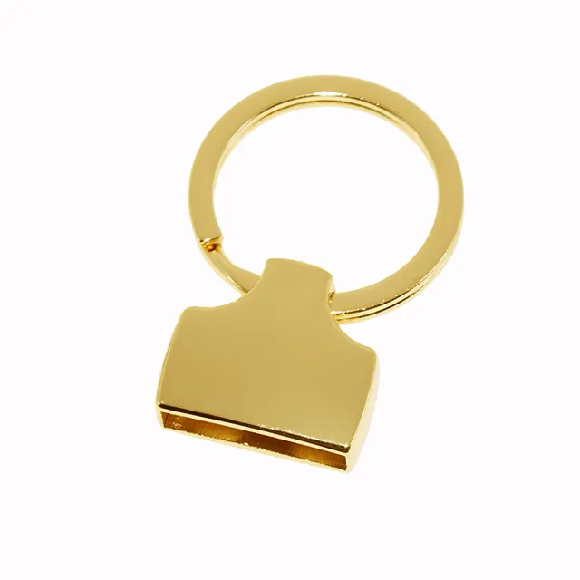 Nouveaux produits porte-clés en métal de zinc porte-clés de voiture écologique en nickel personnalisé pour sac à main en cuir d'affaires
