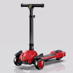 Extra-Wide Board Children's <strong>Scooter</strong> Adjustable Height Light up 3 Wheels <strong>Scooters</strong> for Kids <strong>Toddlers</strong> 3-6 Years Old - Product Image 2