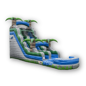 Coconut Tree <b>Inflatable</b> Water Pool Slide 18ft Large Custom With Palm <b>Inflatable</b> Water Slide <b>Inflatable</b> Water Park <b>Inflatable</b> - Product Image 5