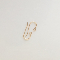 Fil de boucle d'oreille micro en or rempli 14K de 0,51 mm pour accessoires DIY, crochets de boucles d'oreilles en argent S925