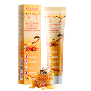 Ungüento de Veneno de Abeja de Marca Privada OEM 20g, Veneno de Abeja Natural para la Circulación Sanguínea, Relajación Muscular, Crema para Aliviar el Dolor por Estar Sentado por Tiempo Prolongado - Product Image 1