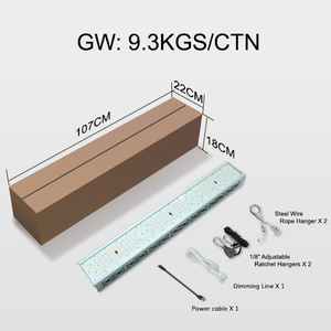 Lámparas de cultivo LED Grow Light <span class=keywords><strong>500W</strong></span> Full Spectrum LED Grow Phyto Lamp para el crecimiento de plántulas de invernadero - Product Image 6