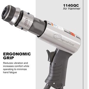 Marteau pneumatique Ingersoll Rand 114GCQ, course de 2 5/8 pouces, poignée pistolet, tête en acier allié, énergie d'impact de 20 J - Product Image 4
