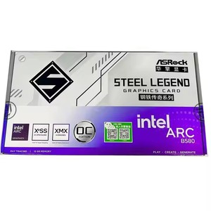 Thương hiệu mới Asrock <span class=keywords><strong>Intel</strong></span> ARC B580 SL 12go gddr6 B <span class=keywords><strong>580</strong></span> chơi game pcs video Trắng GPU card đồ họa Carte graphique 12GB Inter ARC B580 - Product Image 3