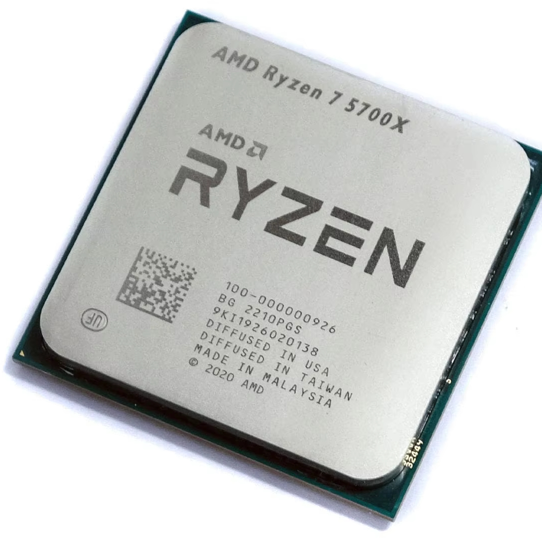 AMD Ryzen7 5700X 8-Core Unlocked Desktop <strong>Processor</strong> 16 Threads 65W TDP 4MB L2 Cache 3.4 GHz <strong>AM4</strong> Zen3 DDR4 Gaming CPU OEM Tray