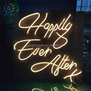 Ventes chaudes d'usine, lettres lumineuses LED néon 3D personnalisées pour décorations de mariage, voitures, entreprises, taxis, hôpitaux - Product Image 2